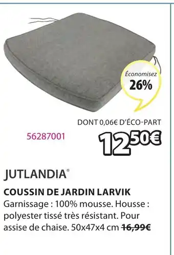 JYSK Coussin de jardin larvik offre