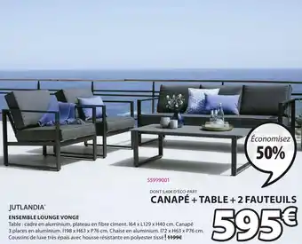 JYSK Ensemble lounge vonge offre