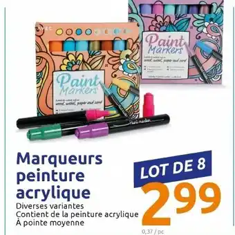 Action Marqueurs peinture acrylique offre