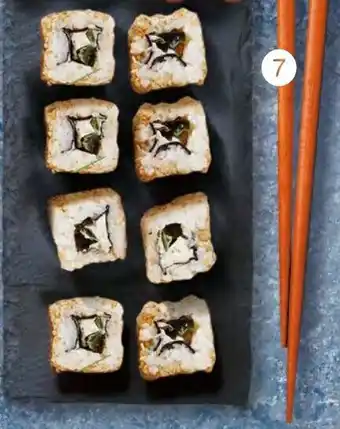 Lidl 8 California sushi fromage frais et concombre offre