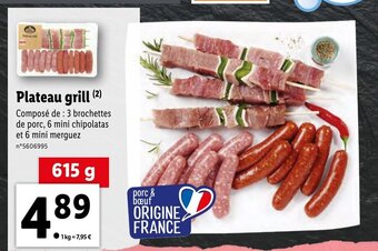 Lidl Plateau grill offre