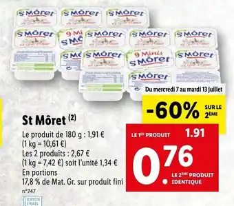 Lidl St môret offre