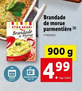 Brandade de morue parmentière