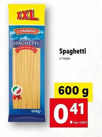 Lidl Spaghetti offre