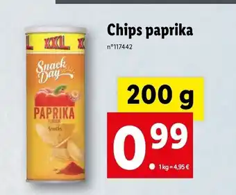 Chips paprika