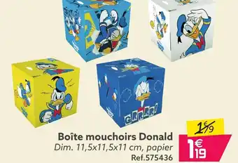Boite Mouchoirs Donald