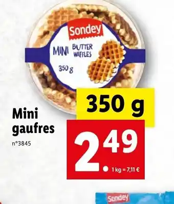 Lidl Mini gaufres offre