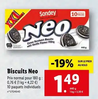 Biscuits neo