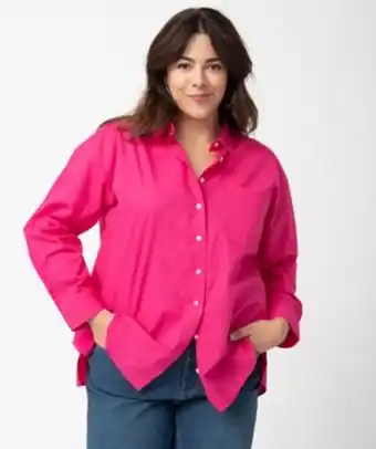 Chemise femme grande taille en coton vue1 - gemo (g taille) - gemo
