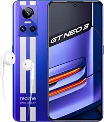 Amazon Realme gt neo 3 80 w - 8+256gb 5g smartphone,display super oled 120hz, mtk dimensity 8100 5 nm, charge superdart 80 w,dual... offre
