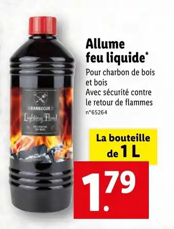 Lidl Allume feu liquide offre