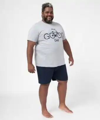 Gémo Pyjama homme grande taille à manches courtes et short vue1 - gemo(homwr hom) - gemo offre