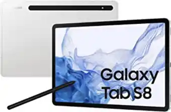 Amazon Samsung galaxy tab s8 tablette android 11 pouces 5g ram 8 go 128 go tablette android 12 silver [version italienne] 2022 offre