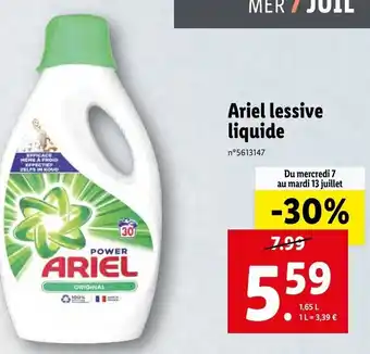 Ariel lessive liquide