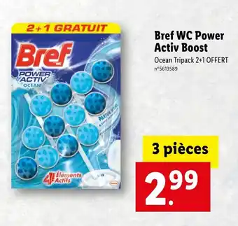 Lidl Bref WC power activ boost offre
