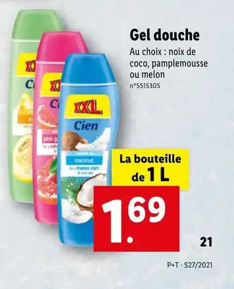 Lidl Gel douche offre
