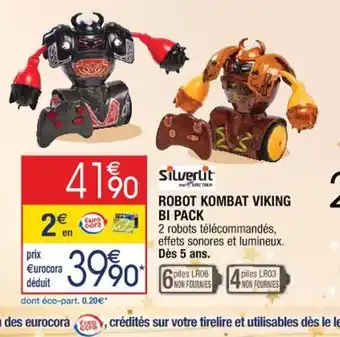 Cora x Carrefour Robot Kombat Viking Bi Pack offre