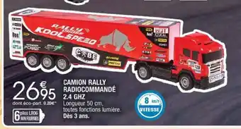 Cora x Carrefour Camion Rally Radiocommandé offre