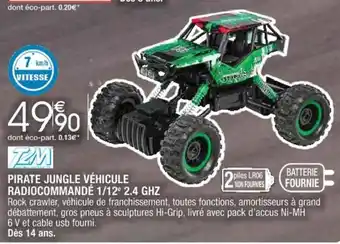 Cora x Carrefour Pirate Jungle Véhicule Radiocommandé 1/12 2.4ghz offre