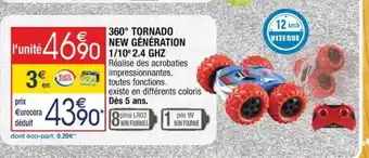 360 Tornado New génération 1/10 2.4ghz