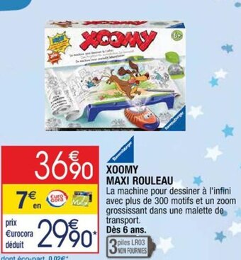 Cora x Carrefour Xoomy Maxi Rouleau offre