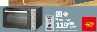 Conforama Far mini-four offre