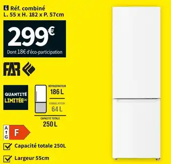 Conforama Far réf. combiné cb25521w offre