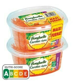 Auchan CAROTTES RÂPÉES offre