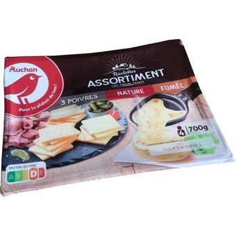 Assortiment de raclette auchan