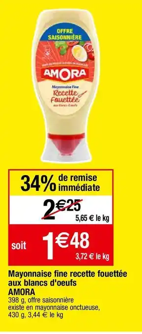 Migros Mayonnaise amora offre