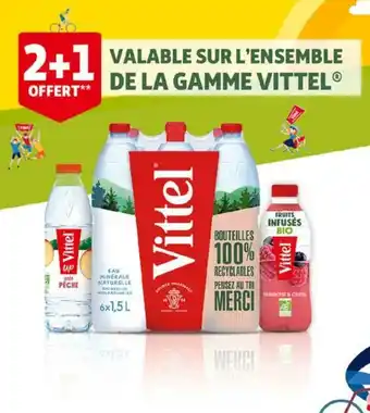 Auchan Bon plan valable sur l'ensemble de la gamme de la marque Vittel offre