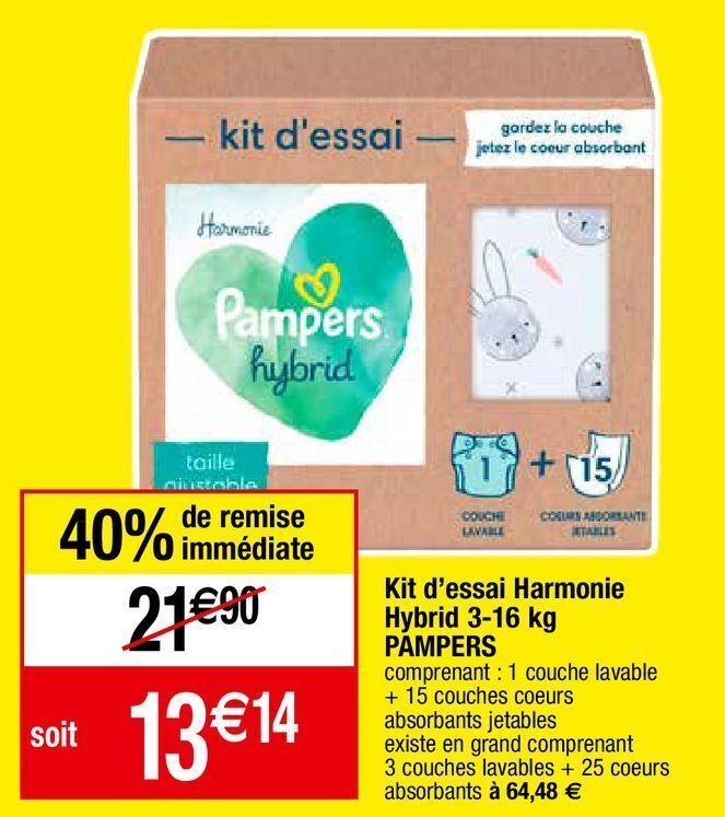 Promo Couches pampers chez Migros