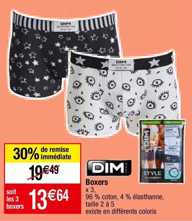 Promo Slips dim chez Migros