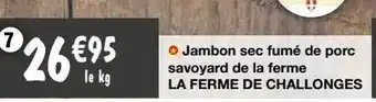 Migros Jambon fumé offre