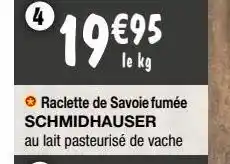 Migros Raclette offre