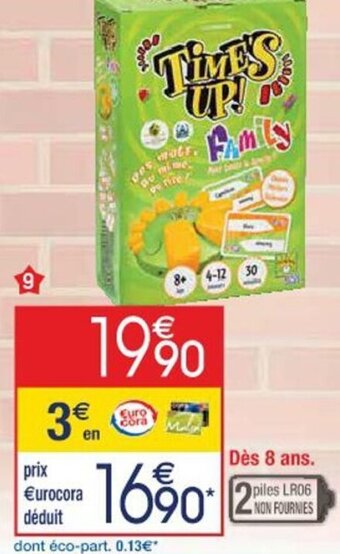 Cora x Carrefour Time's Up Family offre