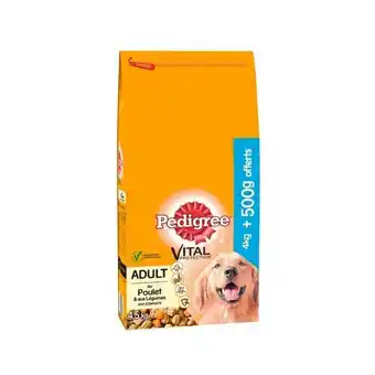 Auchan CROQUETTES POUR CHIEN ADULTE VOLAILLE LÉGUMES offre