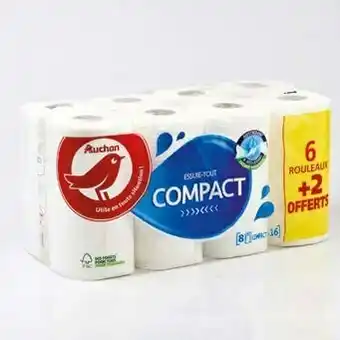 Auchan ESSUIE TOUT COMPACT BLANC offre