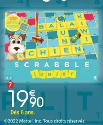 Cora x Carrefour Scrabble Junior offre