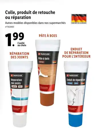 Colle,produit de retouche ou réparation