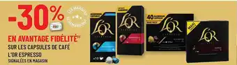 G20 Les capsules de café l'or espresso offre