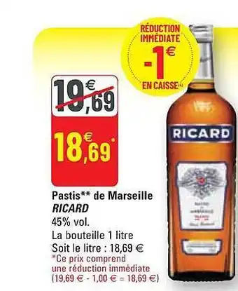 Pastis de marseille ricard