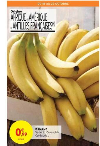 Intermarché Contact Banane offre