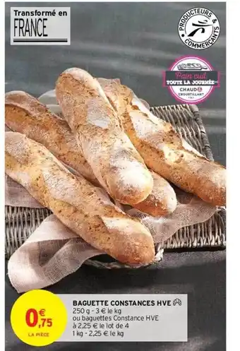 Baguette constances hve