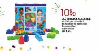 Migros Sac 60 blocs classique offre
