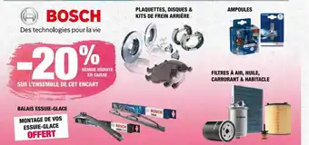 Autobacs Balai essuie-glace, plaquettes, disques & kits de frein arrière, ampoules, filtres à air, huile, carburant & habitacle bosch offre