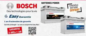 Autobacs Batteries power bosch offre