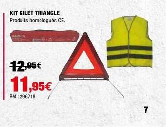 Autobacs Kit gilet triangle offre