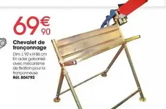 Chevalet de tronçonnage