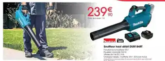 Brico Pro Souffleur haut débit dub184rt makita offre